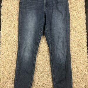 Levis Jeans Women Sz 31x30 Slimming Skinny Stretch Dark Wash Denim Red Tab Soft